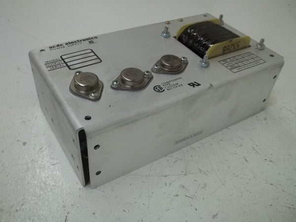 ACDC ELECTRONICS ETV401-00 POWER SUPPLY UNMP