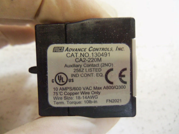 ACI AUXILIARY CONTACT BLOCK 130491 NSMP