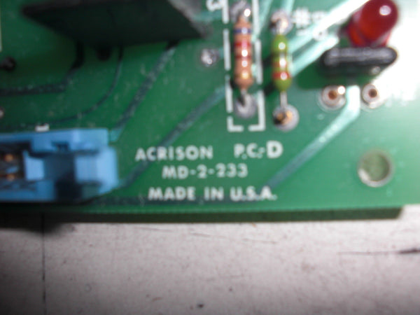 ACRISON MD-2-233 CONNECTOR CARD UNMP
