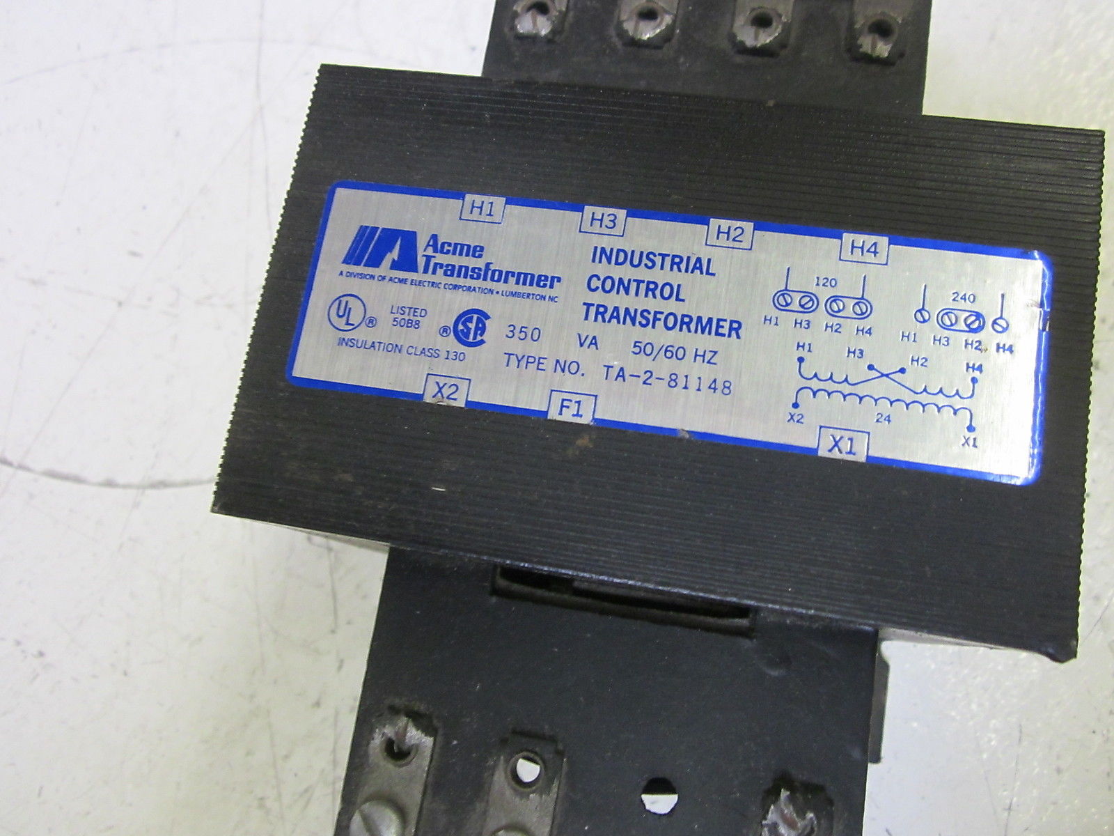 ACME TRANSFORMER TA-2-81148 TRANSFORMER 350VA UNMP