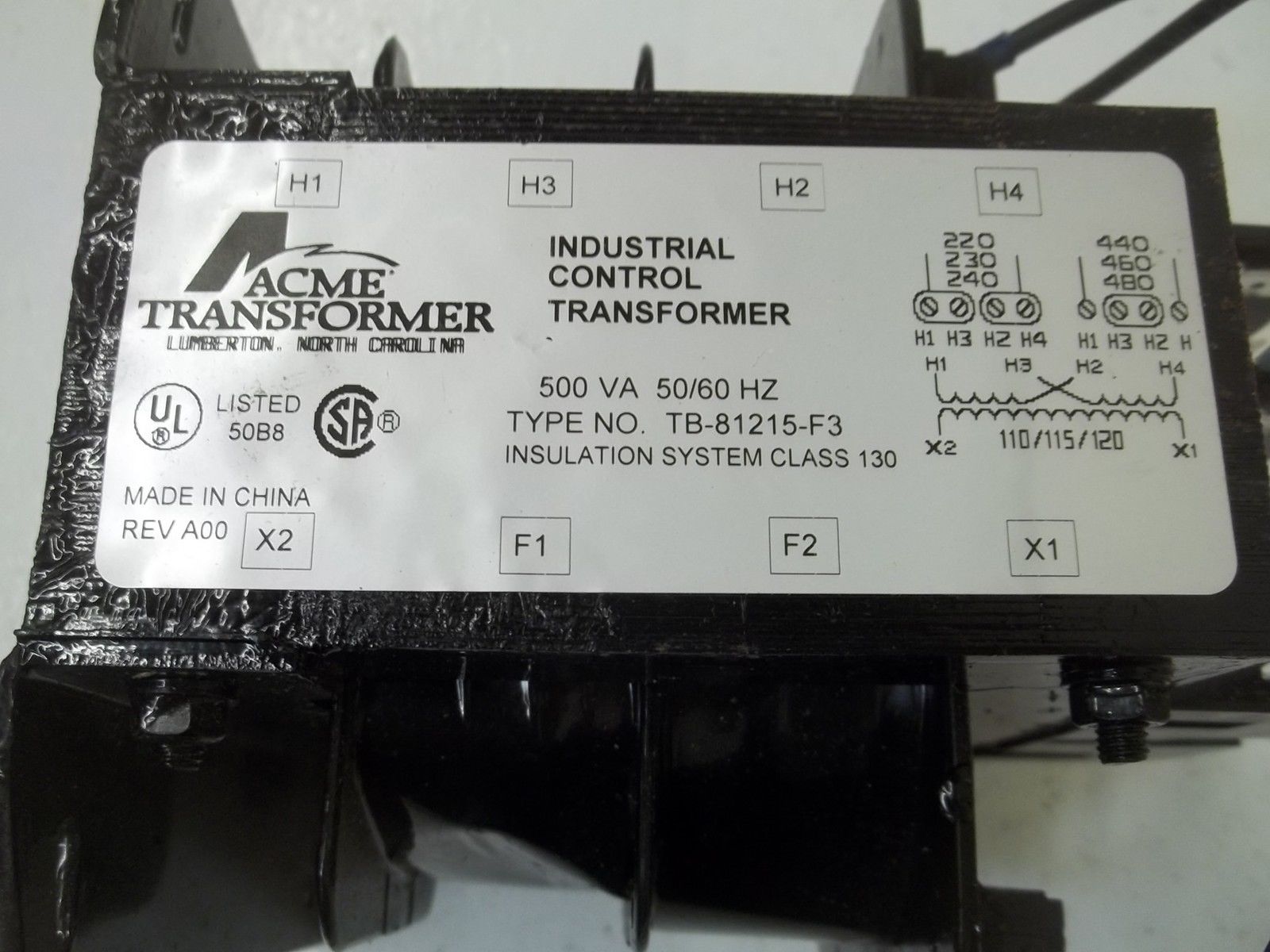 ACME TRANSFORMER TB-81215-F3UNMP