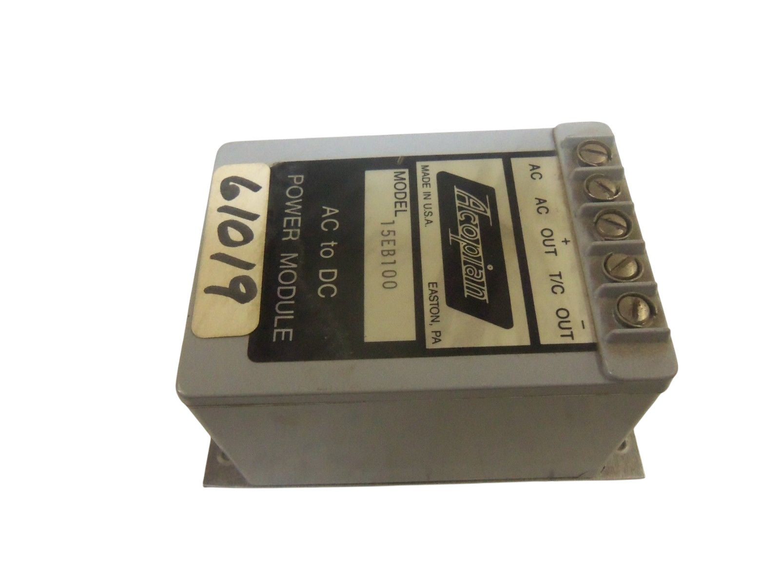 ACOPIAN 15EB100 POWER SUPPLY UNMP