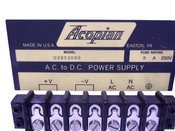 ACOPIAN U28Y2000 UNMP