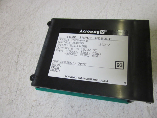 ACROMAG 1822-P-V0 SERIES 1800 INOUT MODULE NSNP