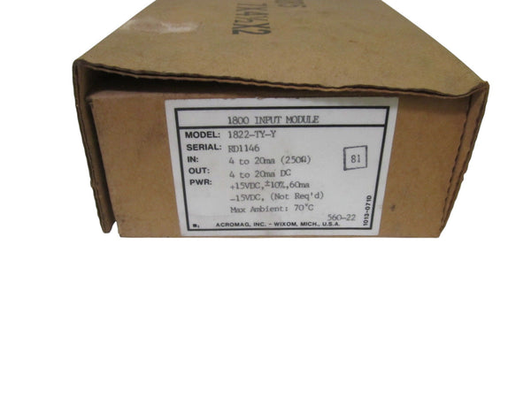 ACROMAG 1822-TY-Y SERIES1800 INPUT MODULE NSMP