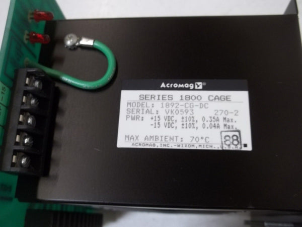 ACROMAG 1892-CG-DC SERIES 1800 CAGE UNMP