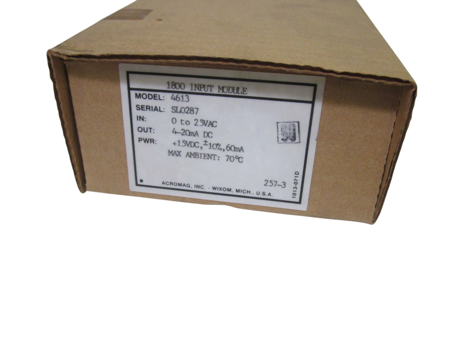 ACROMAG 4163 SERIES 1800 INPUT MODULE NSMP