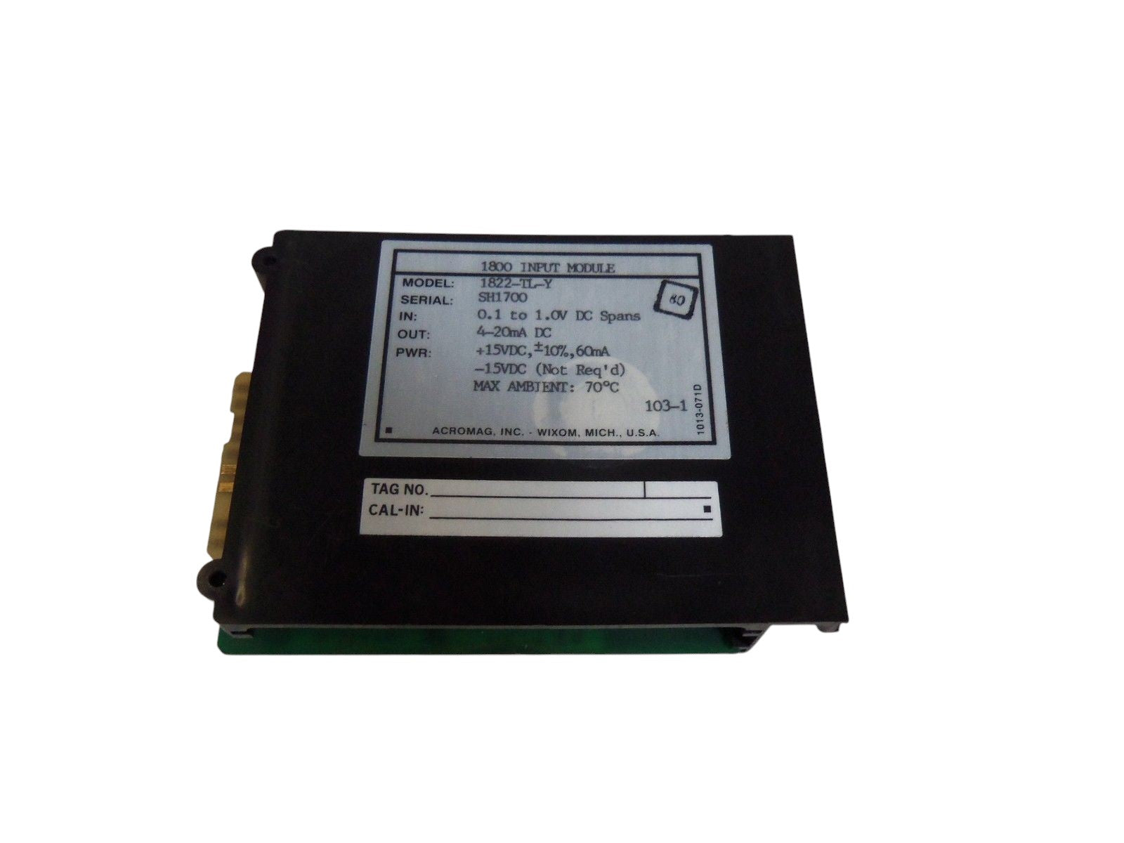 ACROMAG INPUT MODULE 1822-TL-Y UNMP