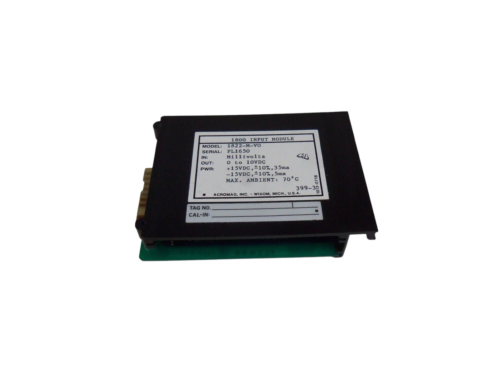 ACROMAG INPUT MODULE 1822-M-V0 UNMP