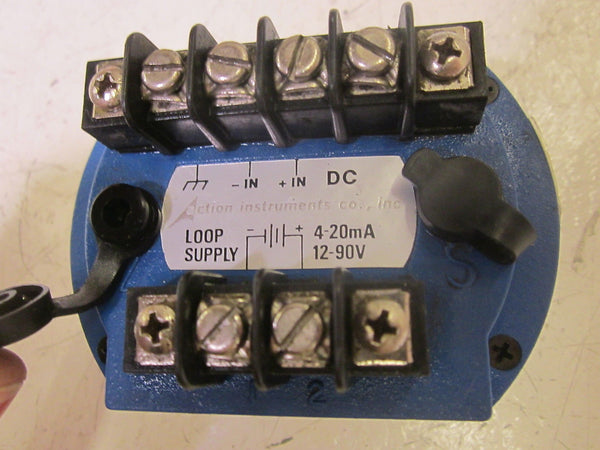 ACTION INSTRUMENTS T601-0125N-CS TRANSMITTER 120VAC UNMP