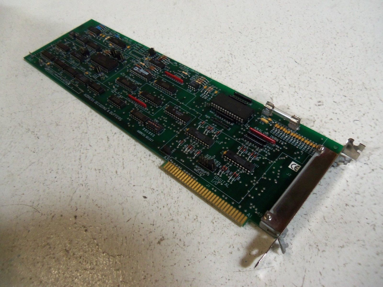 ADDRESS DECODING & BUFFERS A/D GAIN CONTROL COUNTER TIMER CARD ADA-8 REV.BUNMP