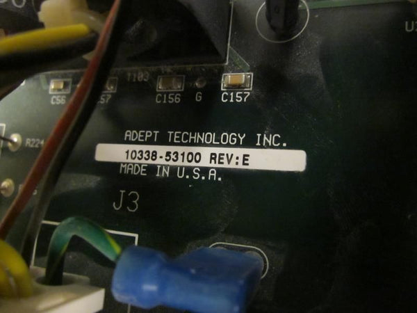 ADEPT TECHNOLOGY 10338-53100 REV.E DUAL  AMPLIFIER MODULE UNMP