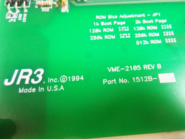 ADEPT TECHNOLOGY VME-2105 REV.B PC BOARD UNMP