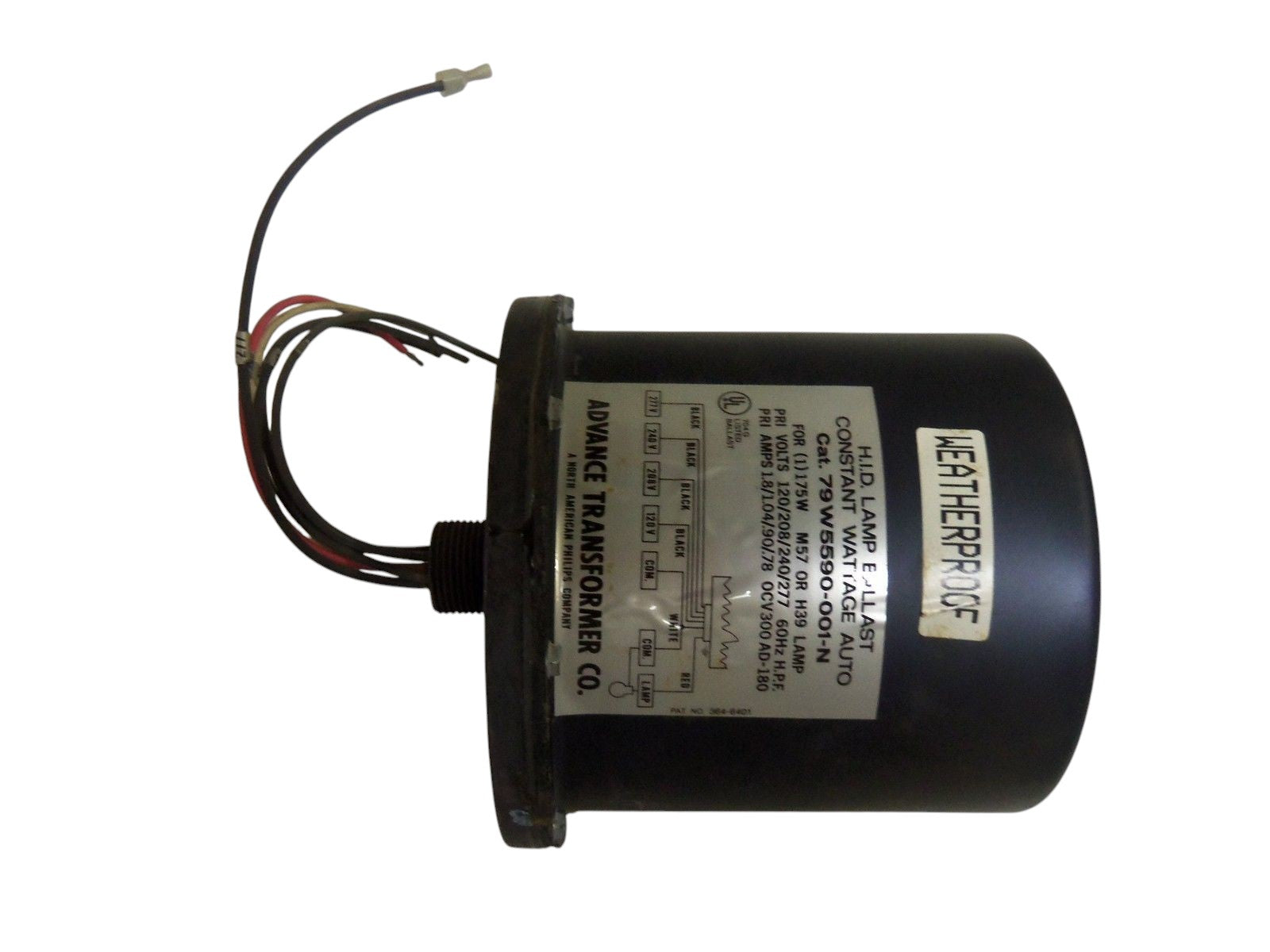 ADVANCE 79W5590-001-N TRANSFORMER UNMP