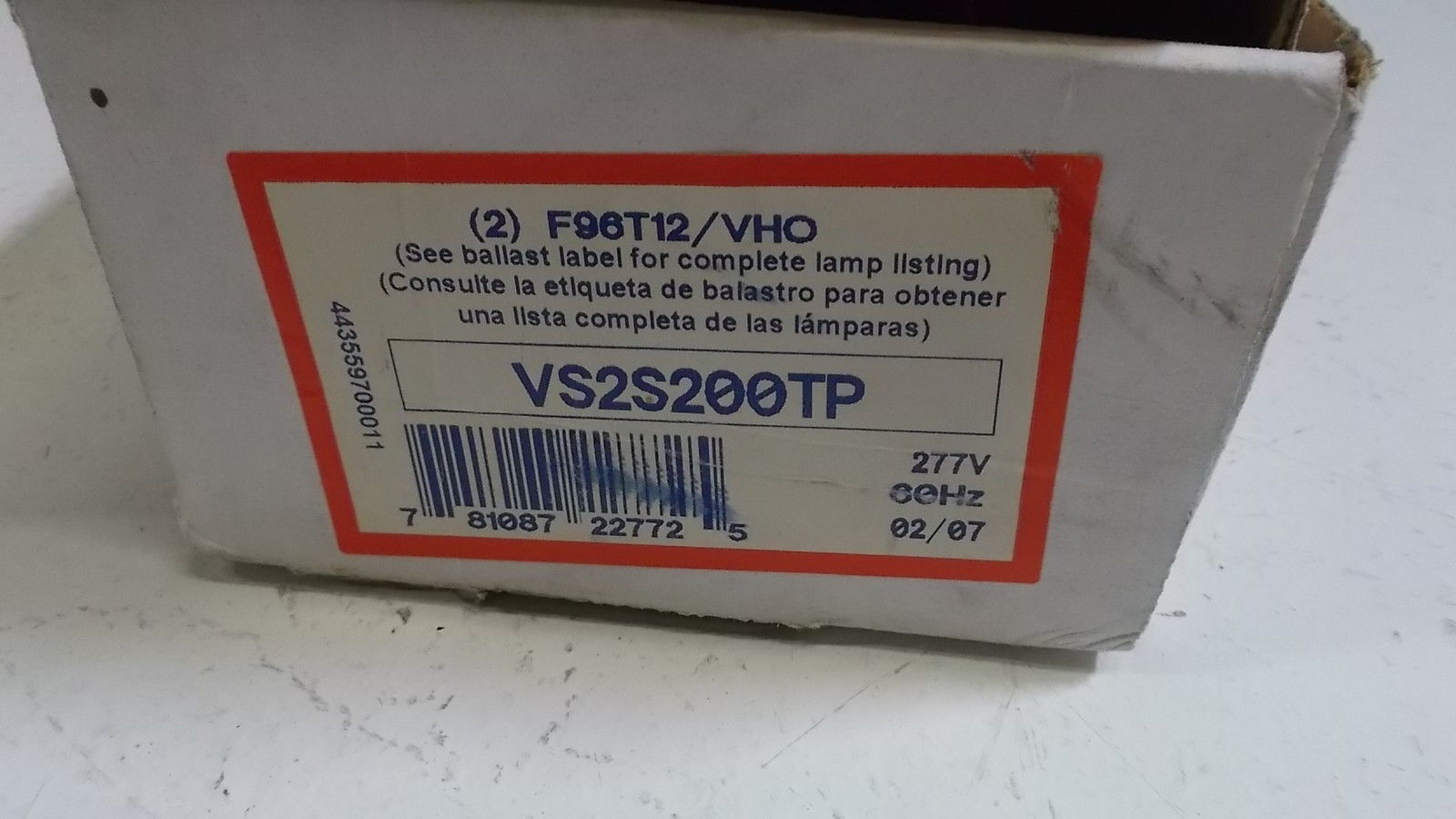 ADVANCE BALLAST VS2S00TP NSMP