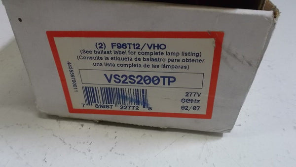 ADVANCE BALLAST VS2S00TP NSMP