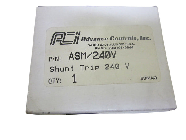 ADVANCED CONTROLS, INC. ASM/240V SHUNT TRIP 240V NSMP