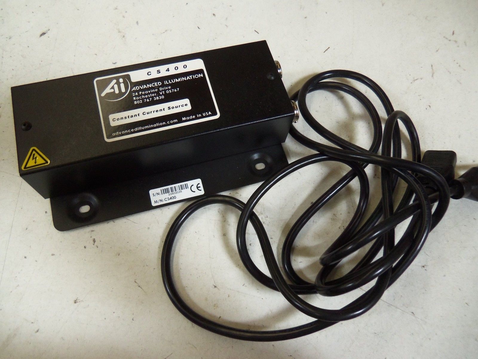 ADVANCED ILLUMINATION CS400 POWER SUPPLY NSMP