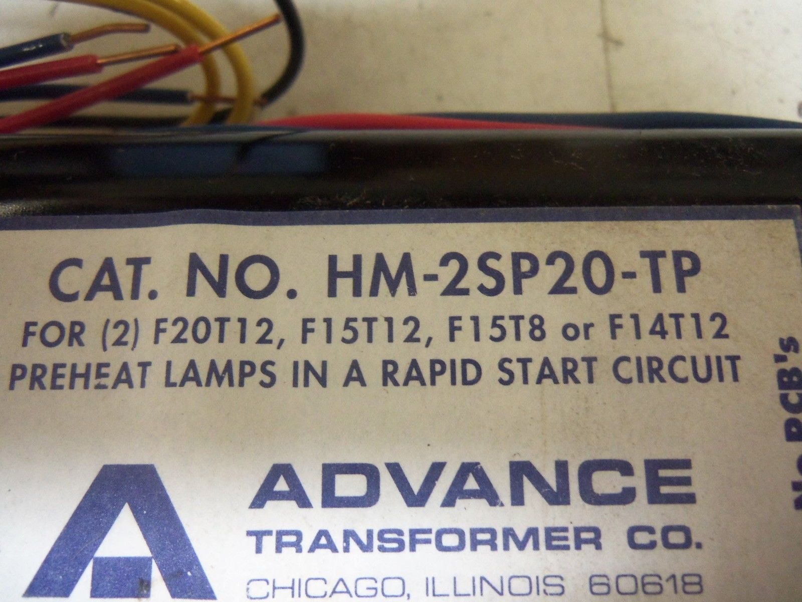 ADVANCE HM-2SP20-TP UNMP