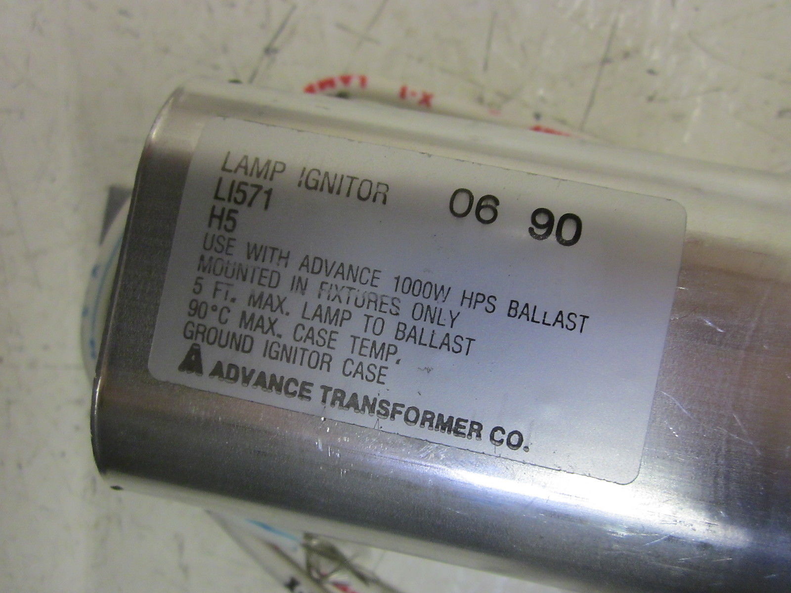 ADVANCE LI571-H5 LAMP IGNITORNSMP