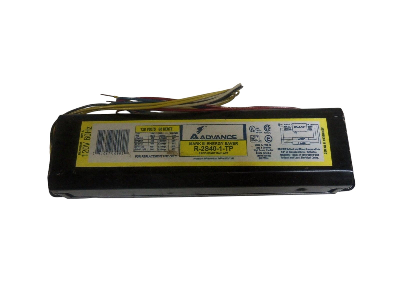 ADVANCE R-2S40-1-7P UNMP