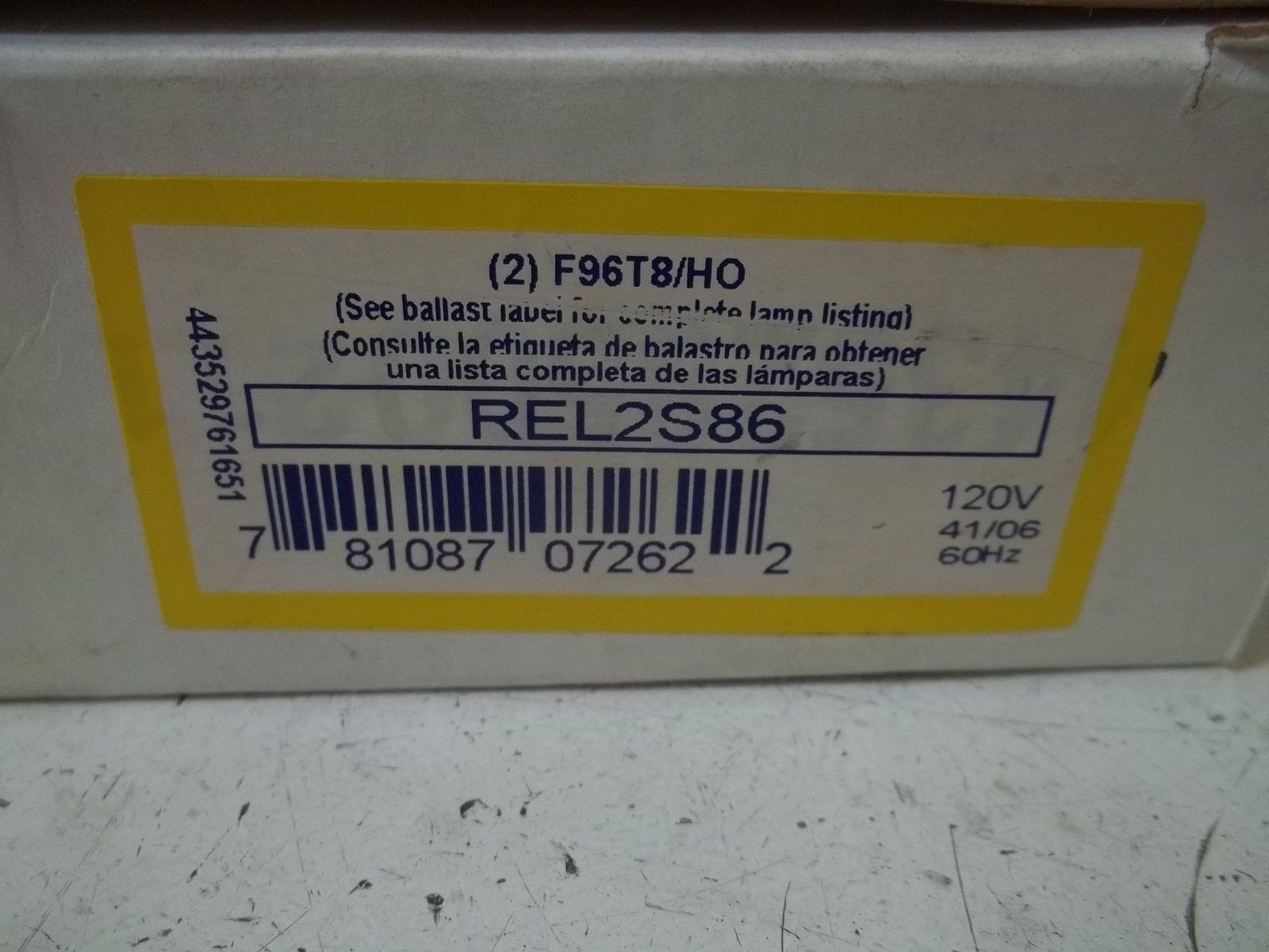 ADVANCE REL2S86 BALLAST 120V NSMP