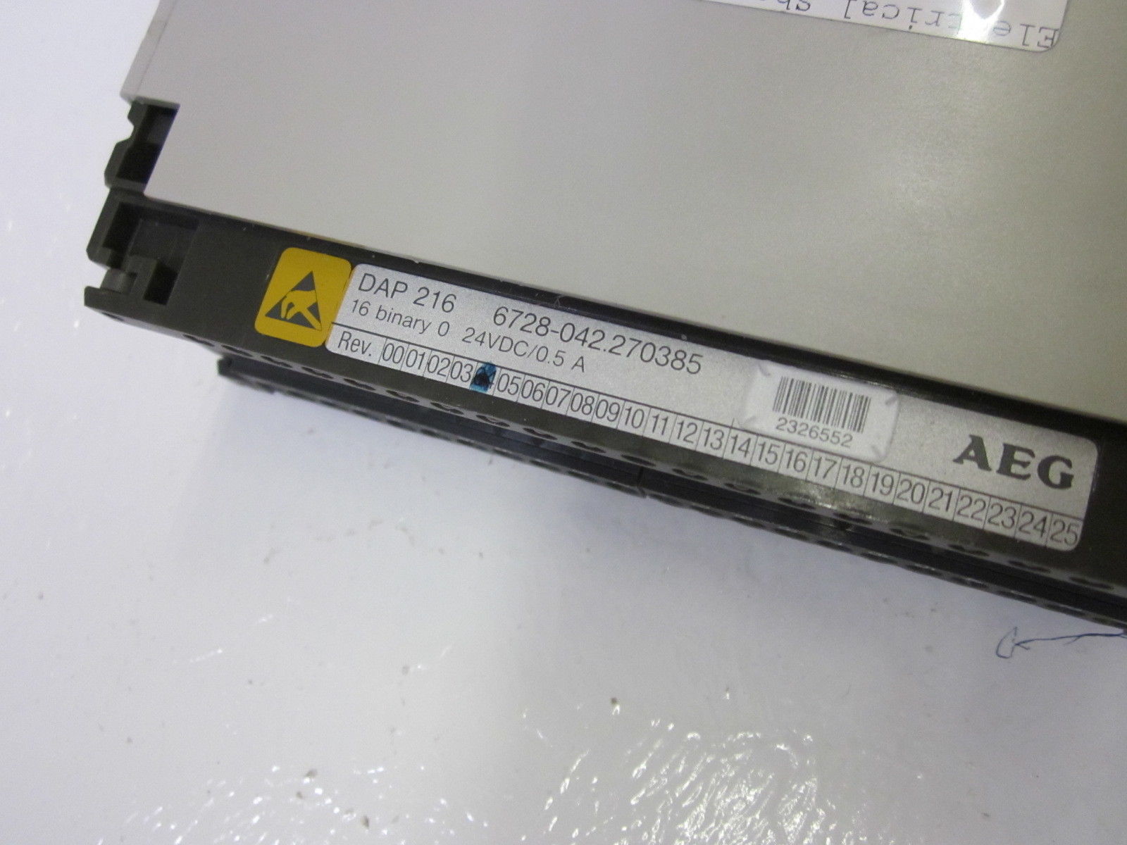 AEG DAP216 6728-042.270385 OUTPUT MODULE UNMP