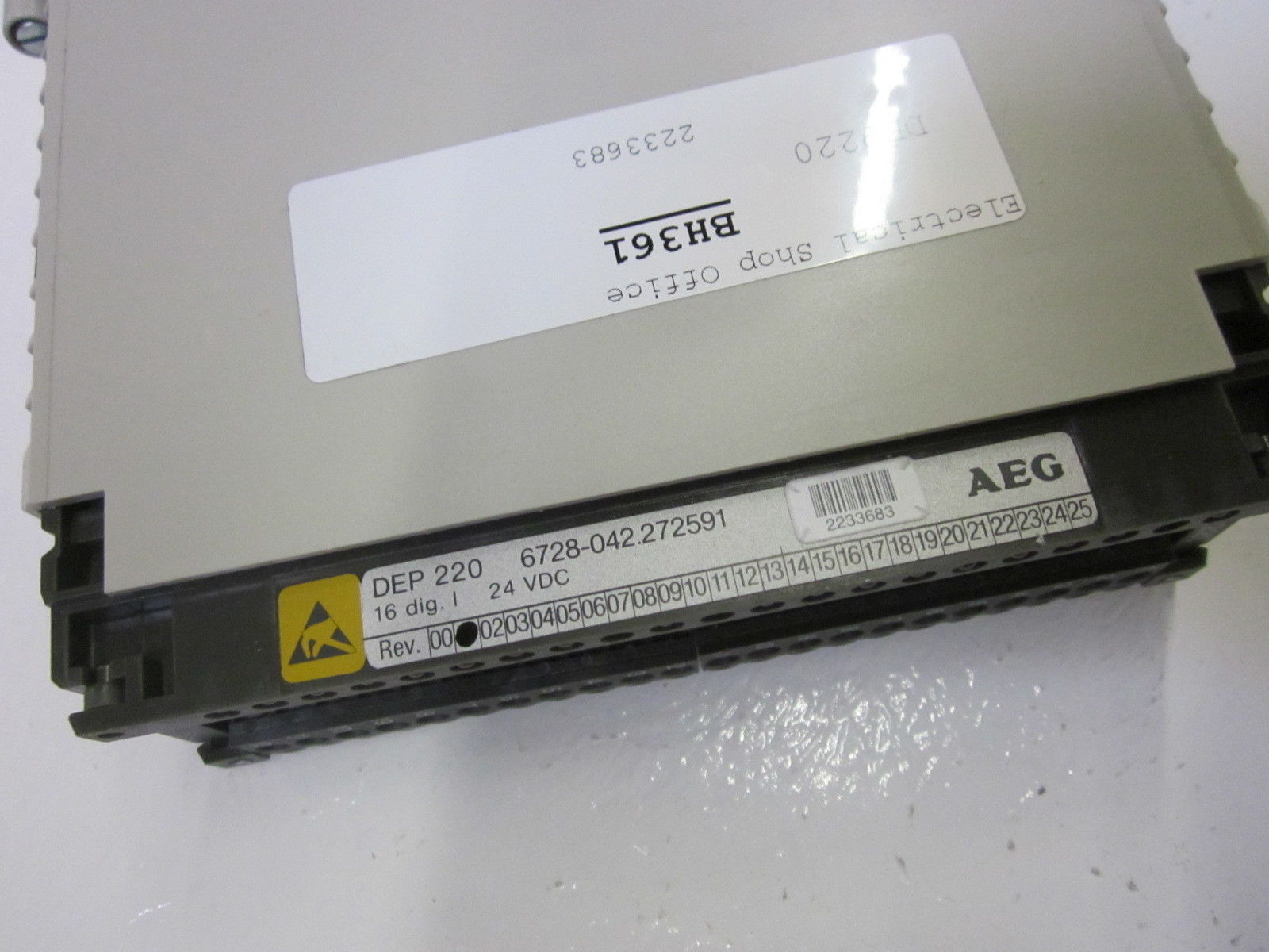 AEG DEP 220 24VDC  INPUT MODULE UNMP