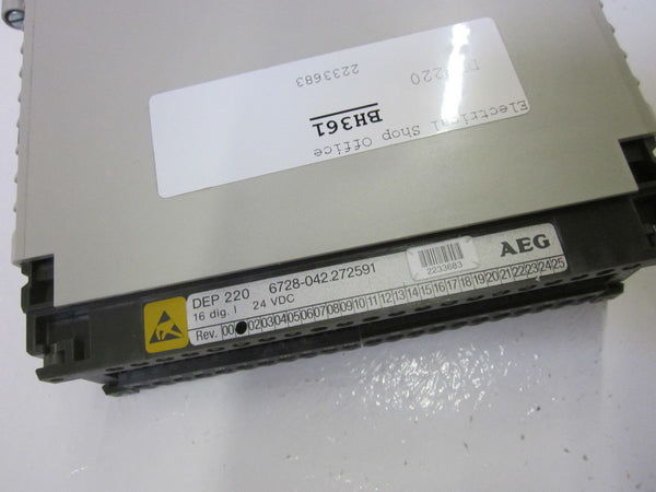 AEG DEP 220 24VDC  INPUT MODULE UNMP
