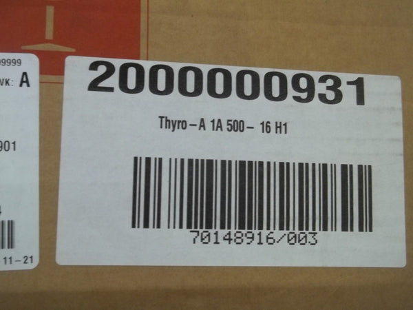 AEG THYRO-A1A500-16H1  UNIVERSAL THYRISTOR POWER CONTROLLER NSMP