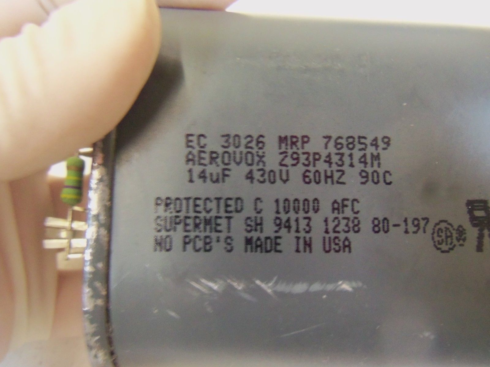 AEROVOX 293P4314M 430V UNMP