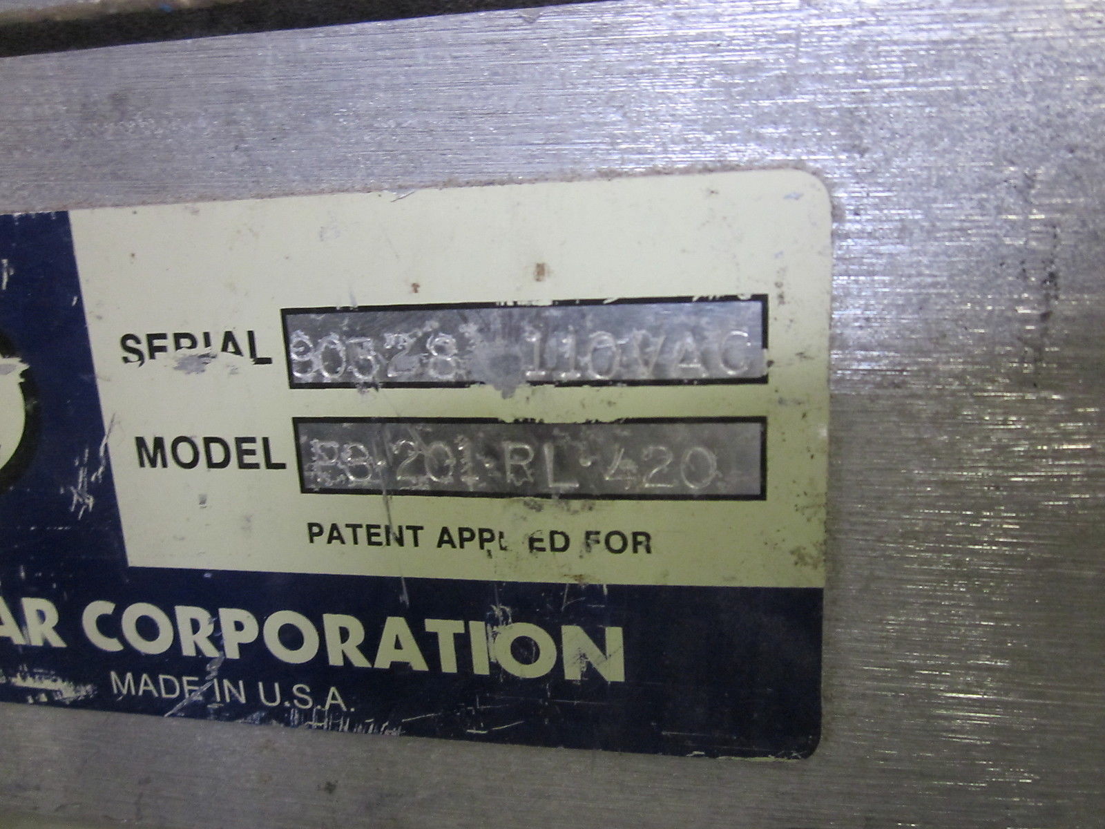 AGAR CORP. PS-201-RL-420 ENCLOSURE ( AS PICTURED) UNMP