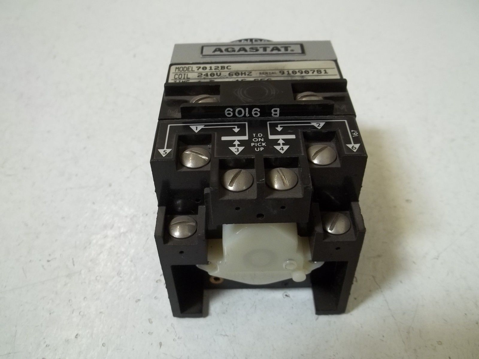 AGASTAT 7012BC TIME DELAY RELAY 1.5-15 SEC. UNMP