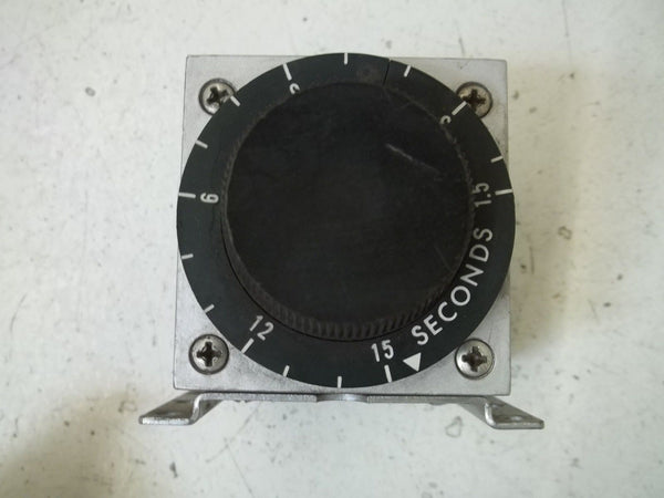 AGASTAT 7022PC TIMING DELAY 120VDC 1.5-15 SEC. (AS PICTURED)UNMP