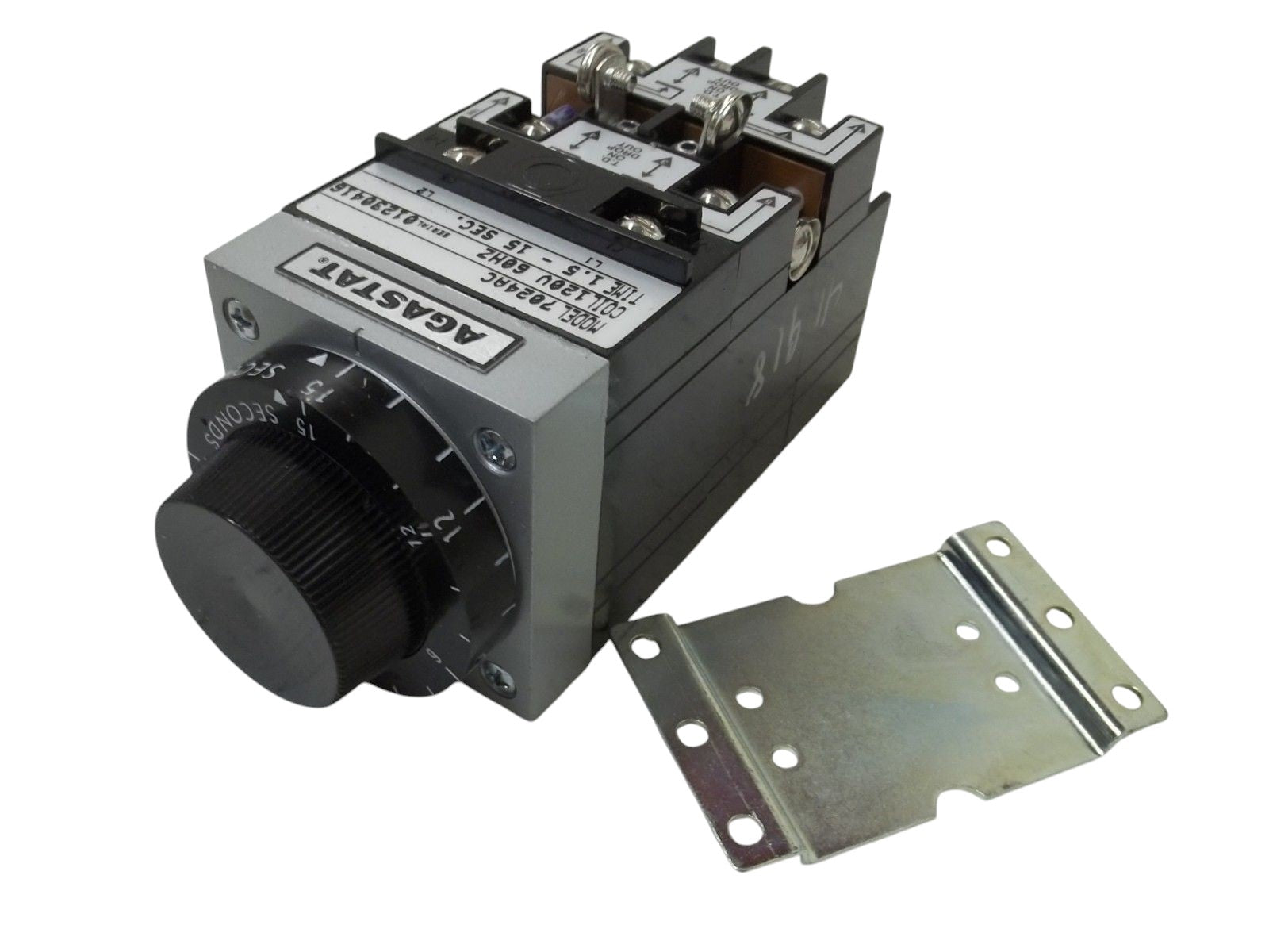 AGASTAT 7024AC TIMING DELAY 1.5-15 SEC. 120V NSNP
