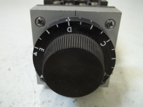 AGASTAT 7032AHB TIMING 180-1800SEC. 120V UNMP