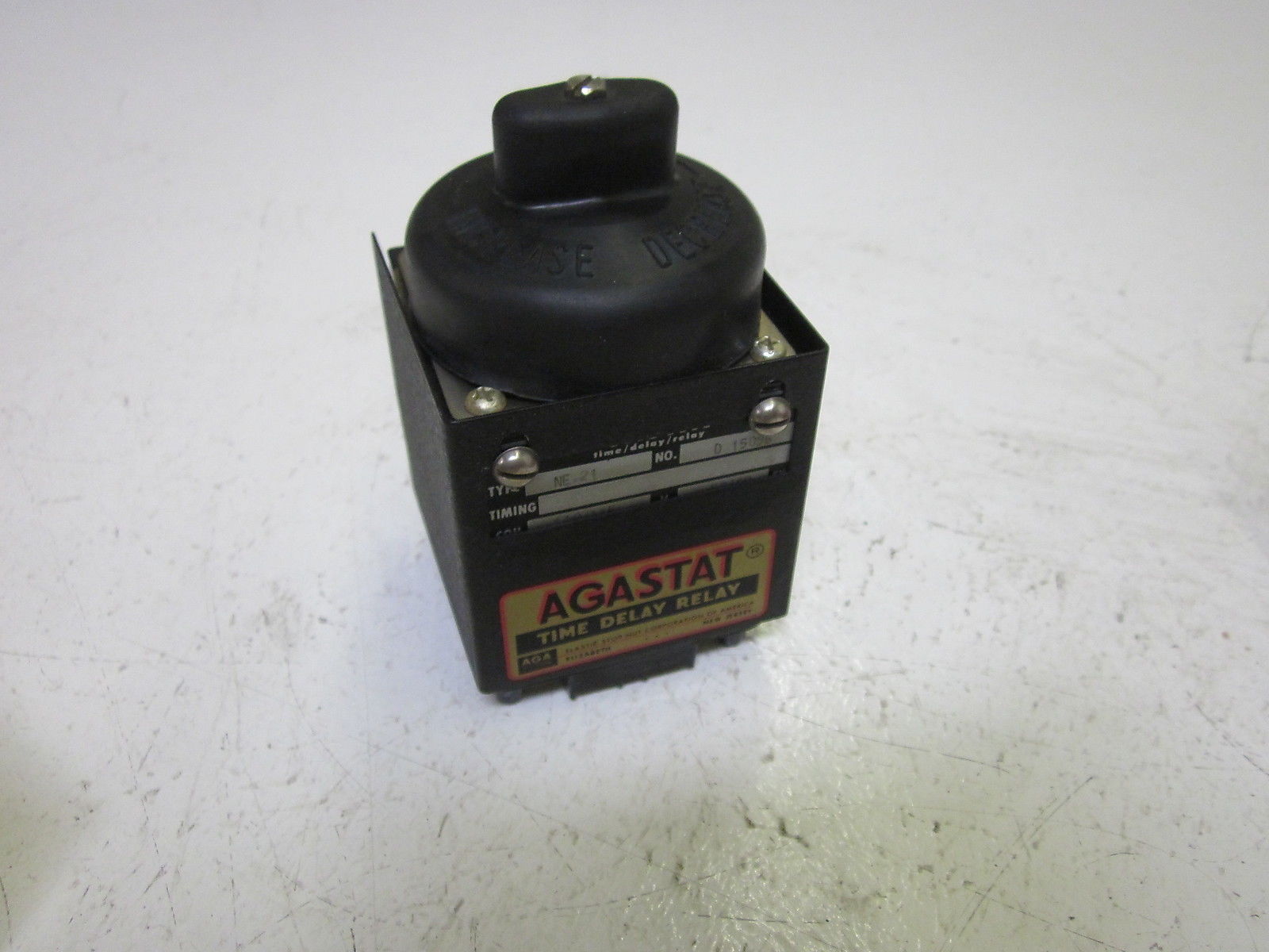 AGASTAT NE-21 TIME DELAY RELAY 115V UNMP
