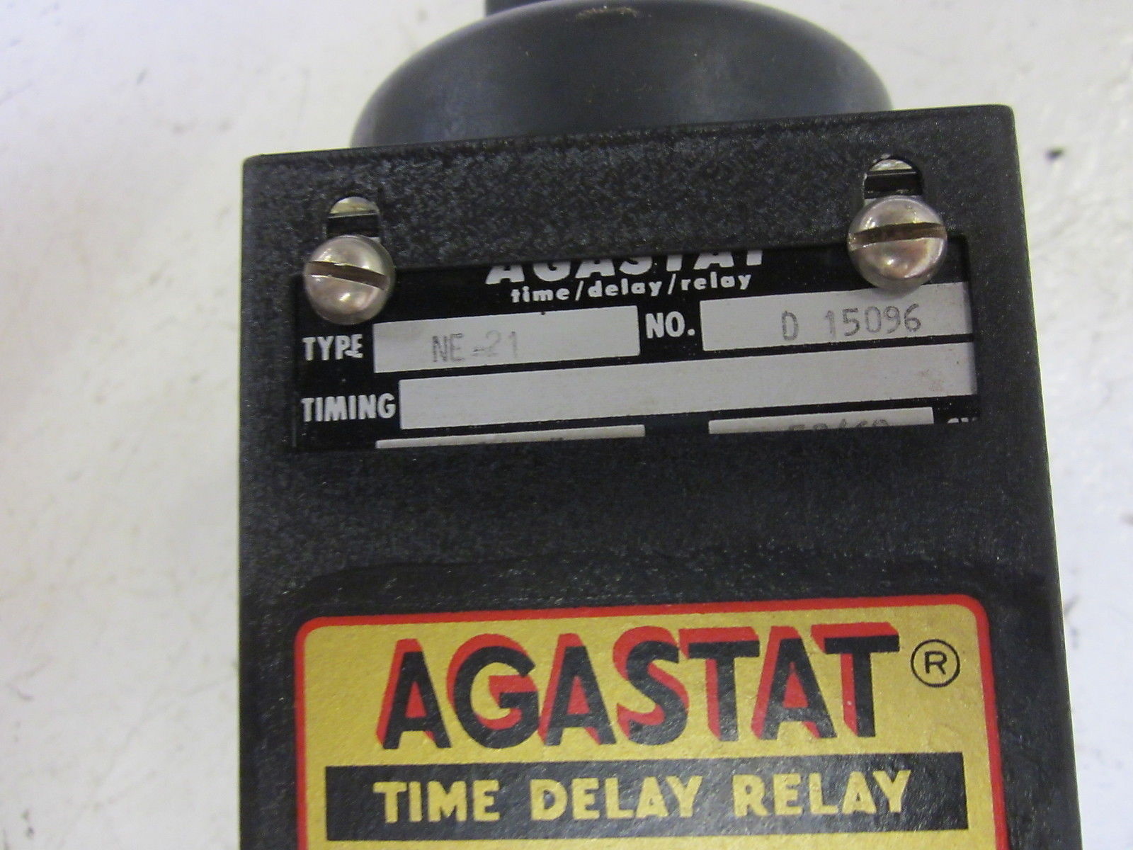 AGASTAT NE-21 TIME DELAY RELAY 115V UNMP
