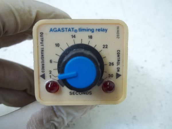 AGASTAT STARX012XSACXA ON DELAY TIMER 1-30S 120VAC/DC UNMP