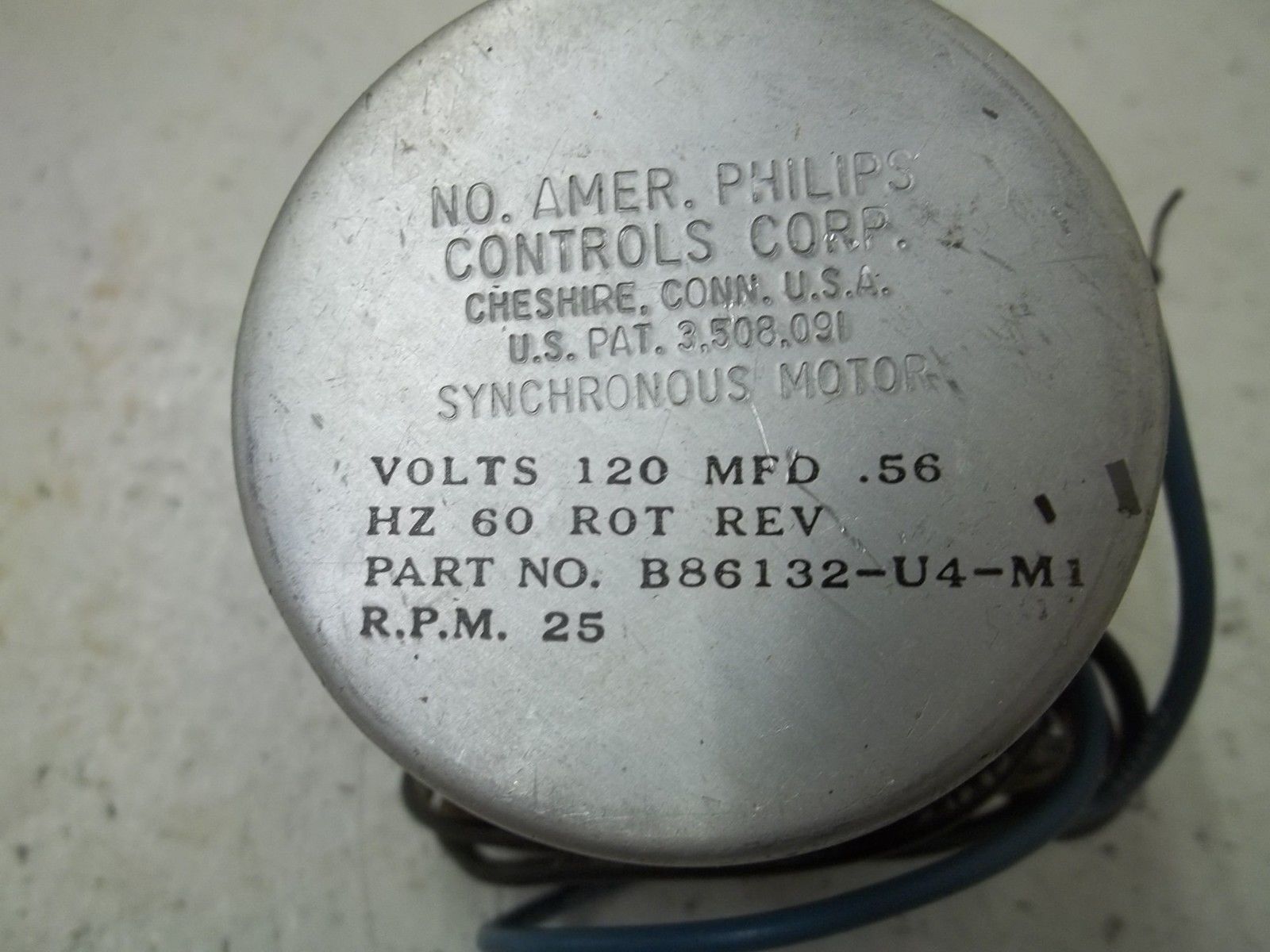 AIRPAX B86132-U4-M1 SYNCHRONOUS MOTOR UNMP