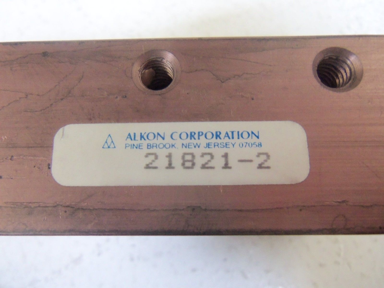 ALKON 21821-2 MANIFOLD BASE UNMP