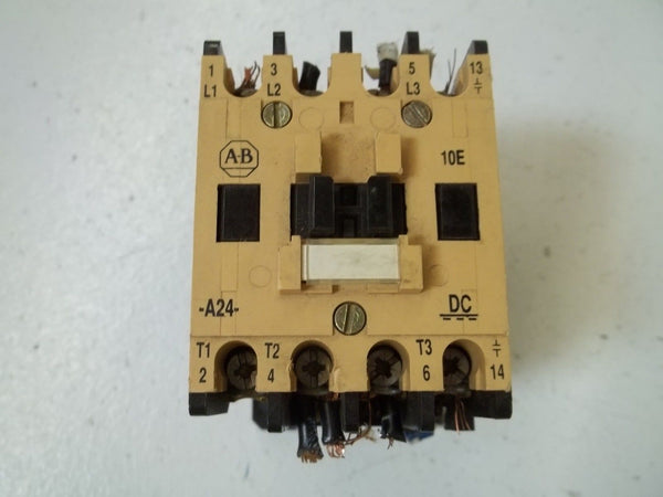 ALLEN BRADLEY 100-A24NZ243 SER. B CONTACTOR 24VDC UNMP