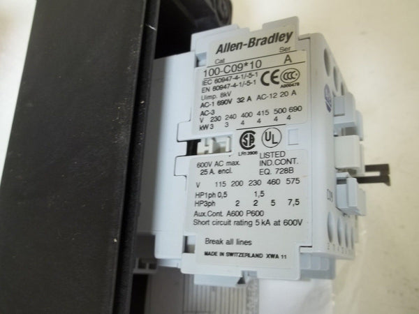 ALLEN BRADLEY 109-C09BDXXX1-7 SER. A STARTER NSMP