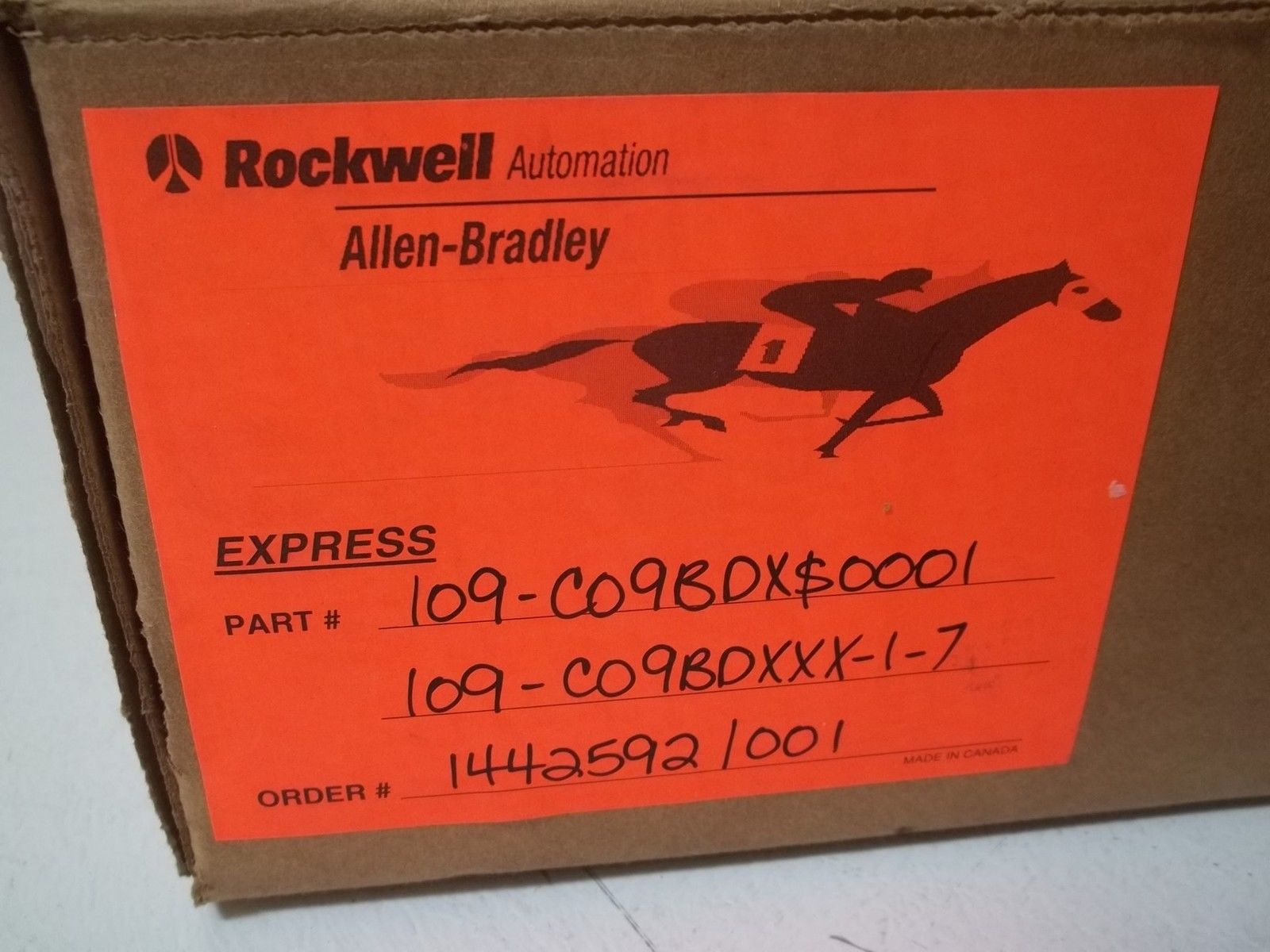 ALLEN BRADLEY 109-C09BDXXX1-7 SER. A STARTER NSMP