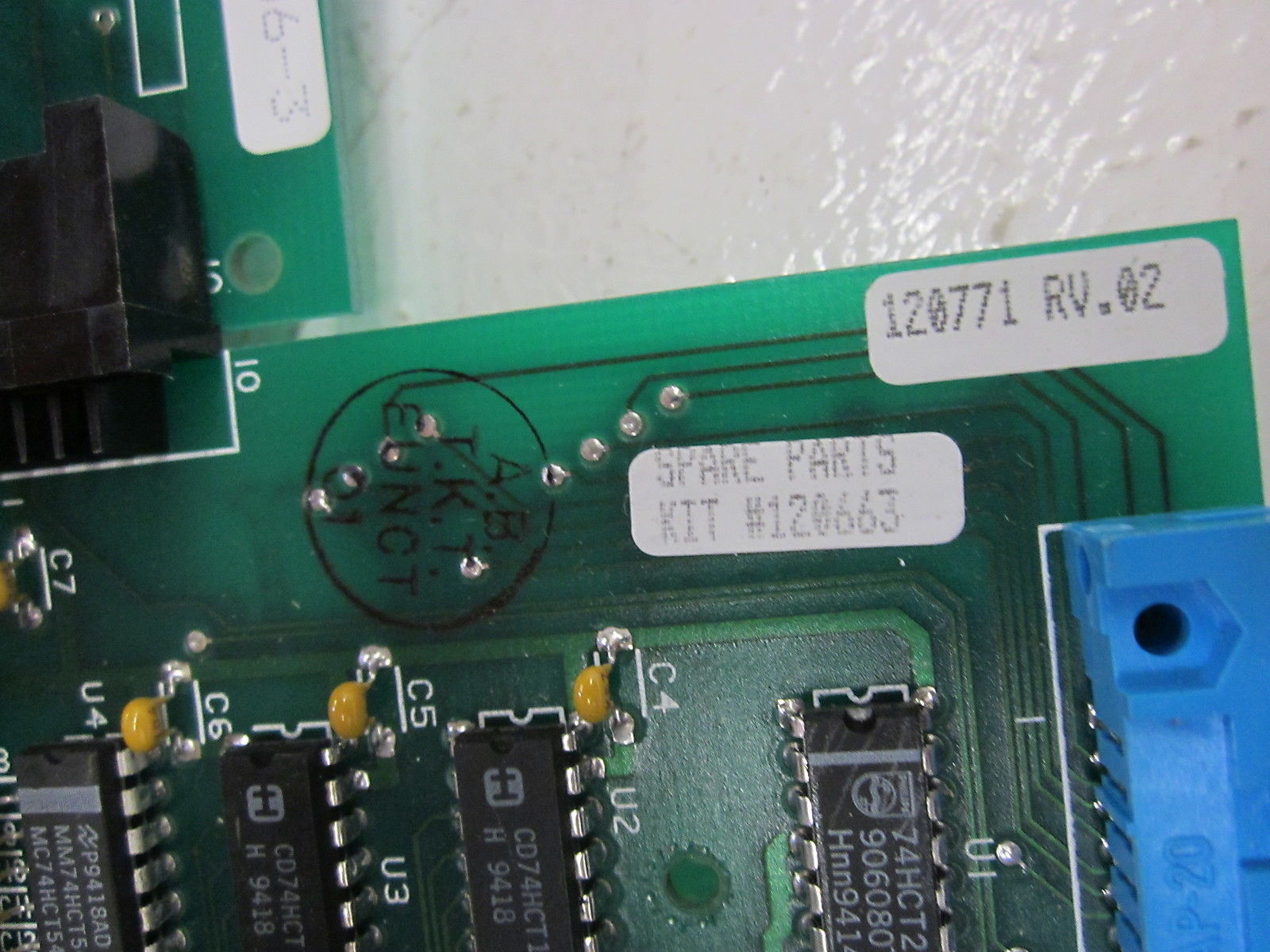 ALLEN BRADLEY 120774 KEYPAD DISPLAY ASSEMBLY PANEL NSMP