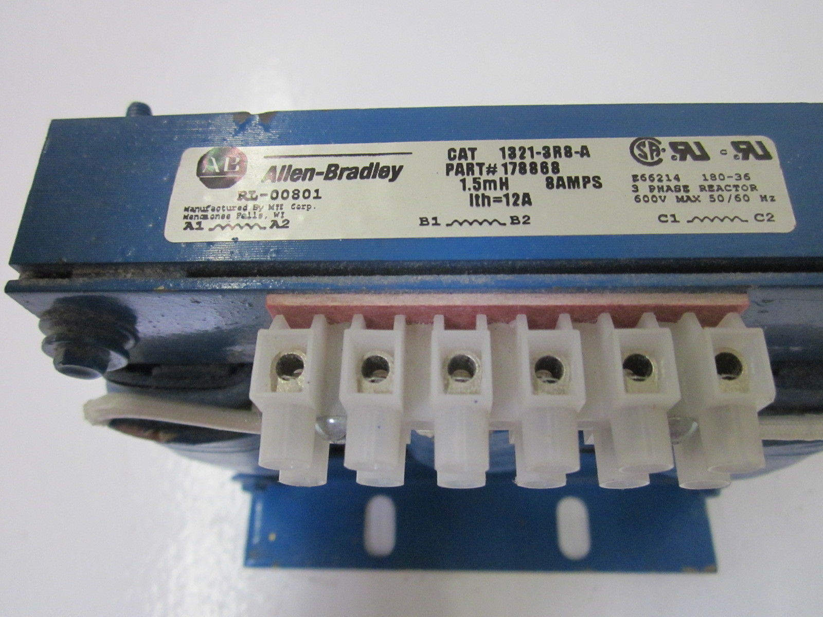 ALLEN BRADLEY 1321-3R8-A LINE REACTOR UNMP