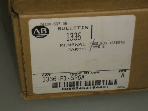 ALLEN BRADLEY 1336-F1-SP6A SER. A SEMICONDUCTOR FUSE KIT NSMP
