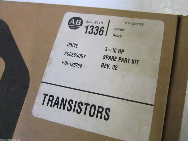 ALLEN BRADLEY 135766 REV.02 TRANSISTOR KIT  NSMP