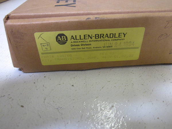 ALLEN BRADLEY 135768 REV.02 TRANSISTOR KIT 460V NSMP