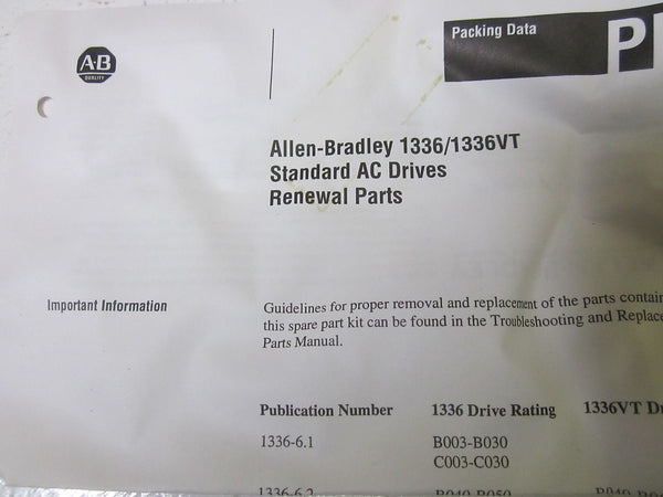ALLEN BRADLEY 135771 REV.03 SUREGE SUPPRESSOR KIT NSMP